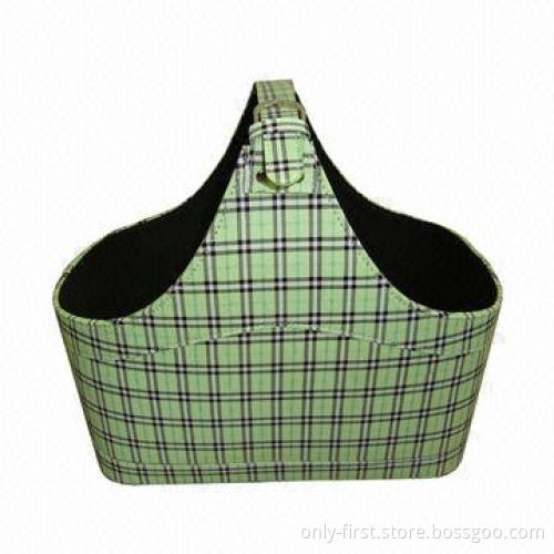 Shopping PU Basket, Different Models and Printing Ways are Available